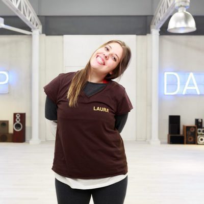 Laura Recamal en la academia de 'Top Dance'