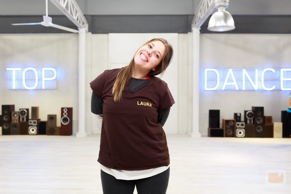 Laura Recamal en la academia de 'Top Dance'
