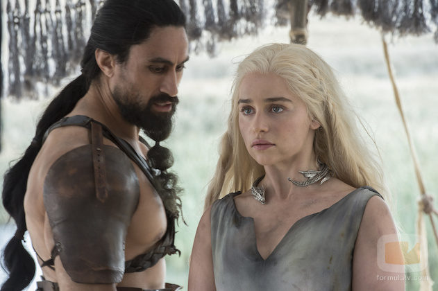 Daenerys conoce a Khal Moro en 'Juego de Tronos'