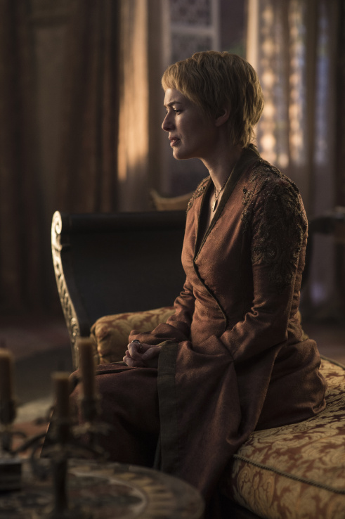 Cersei de luto en 'Juego de Tronos'