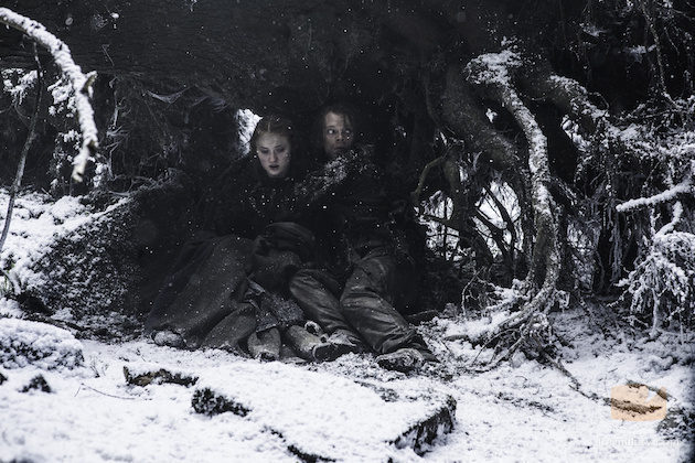 Theon y Sansa se esconden en 'Juego de Tronos'