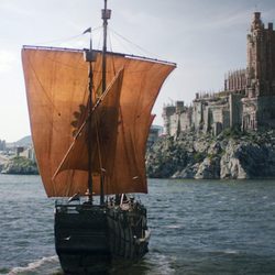 Un navío de la Casa Martell llega a puerto en 'Juego de Tronos'