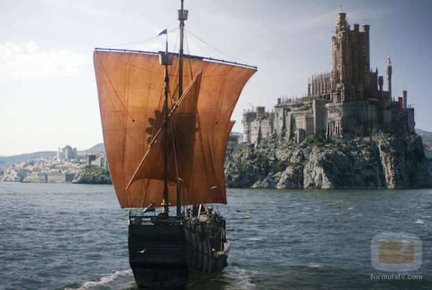 Un navío de la Casa Martell llega a puerto en 'Juego de Tronos'