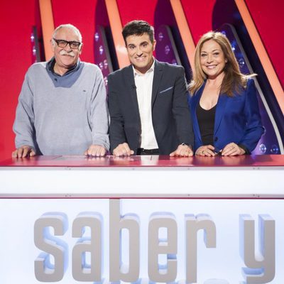 Luis Larrodera junto a Juanjo Cardenal y Pilar Vázquez