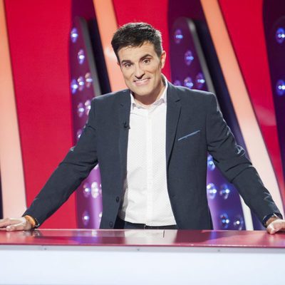 Luis Larrodera en el plató de 'Saber y ganar'