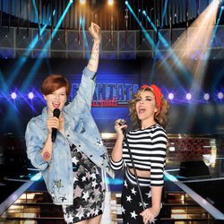 Bimba Bosé y Silvia Superstar participantes de 'Levántate All Stars'