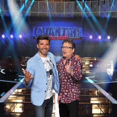 Toño Sanchís y Alfonso Aguado, concursantes de 'Levántate All Stars'