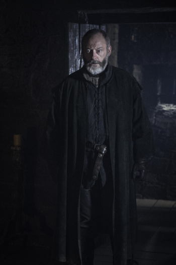 Davos Seaworth en el capítulo 3 de la sexta temporada de 'Juego de tronos'