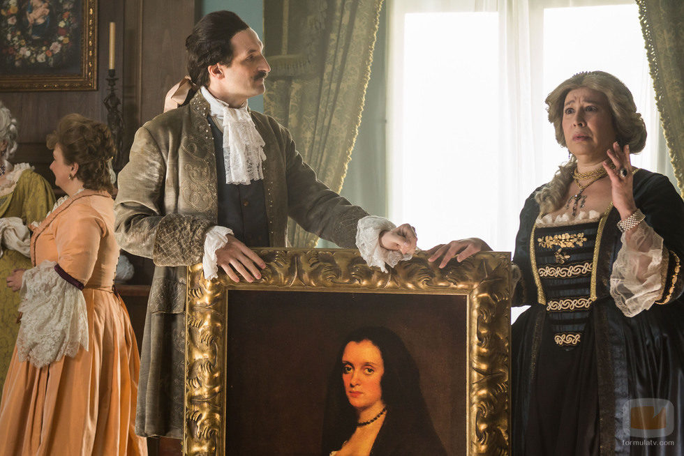 Velázquez le regala uno de sus cuadros a Isabel de Fernosio