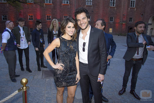 Barei posa junto a Amir, el representante francés de Eurovisión 2016