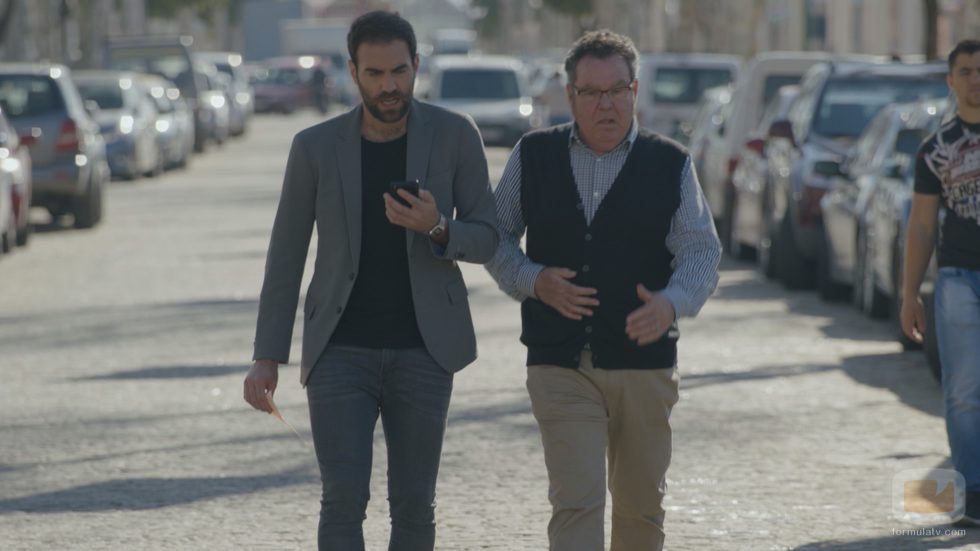 Iñaki y Antonio caminan juntos en 'Allí Abajo'