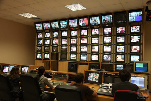 La sala de control de la realización de 'Fama ¡a bailar!'