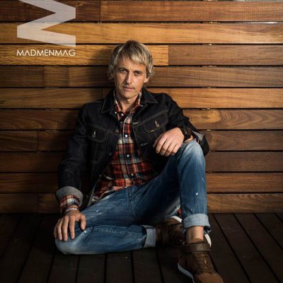 Jesús Calleja posa para la revista MADMENMAG