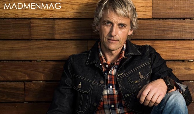 Jesús Calleja posa para la revista MADMENMAG