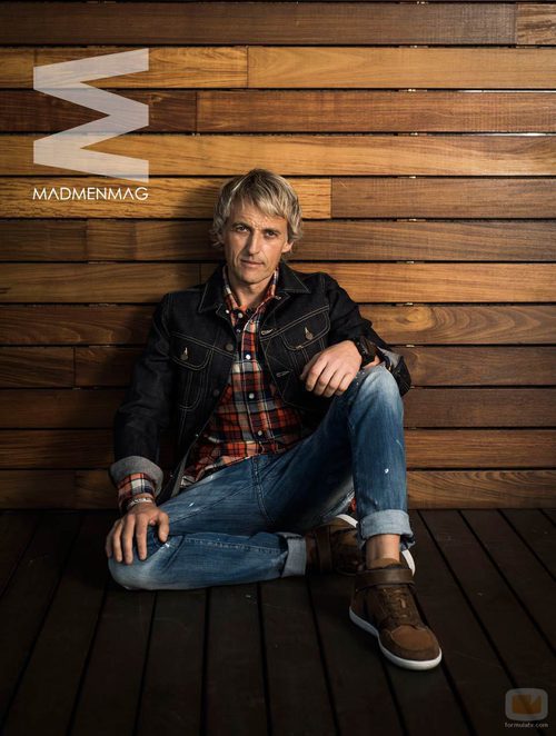 Jesús Calleja posa para la revista MADMENMAG