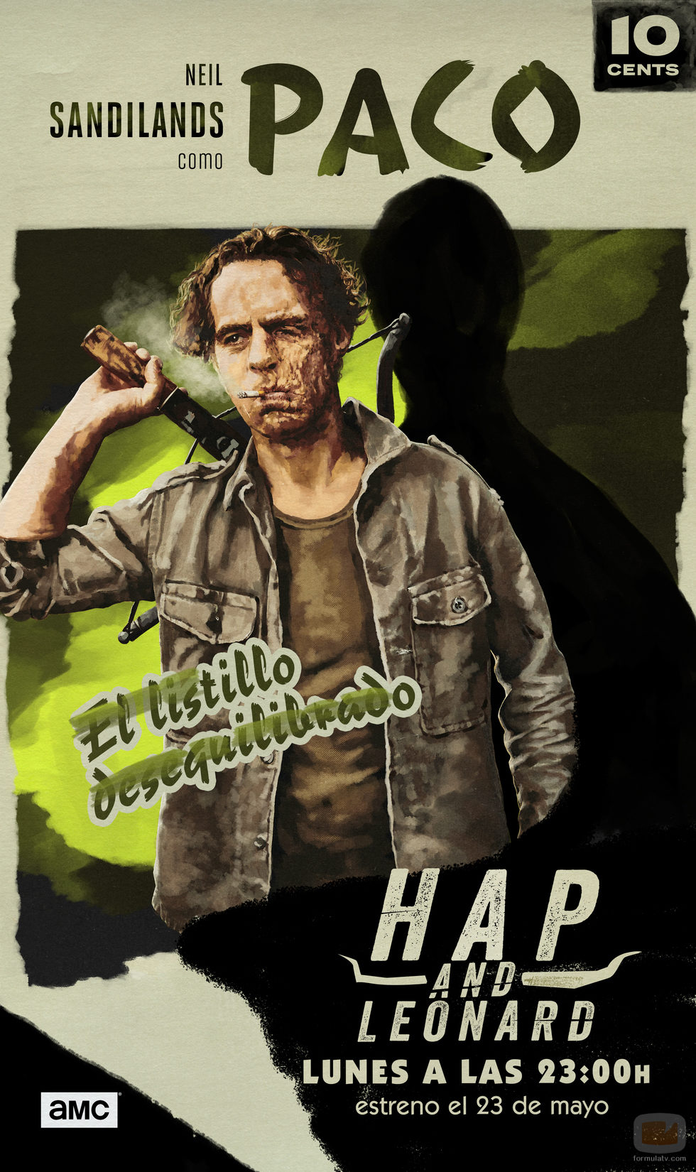 Cover de Paco en 'Hap and Leonard'