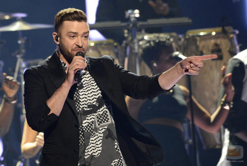 Justin Timberlake en la final de Eurovisión 2016