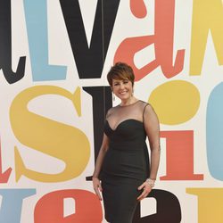 Irma Soriano en el photocall de la segunda edición de la "Sálvame Fashion Week"