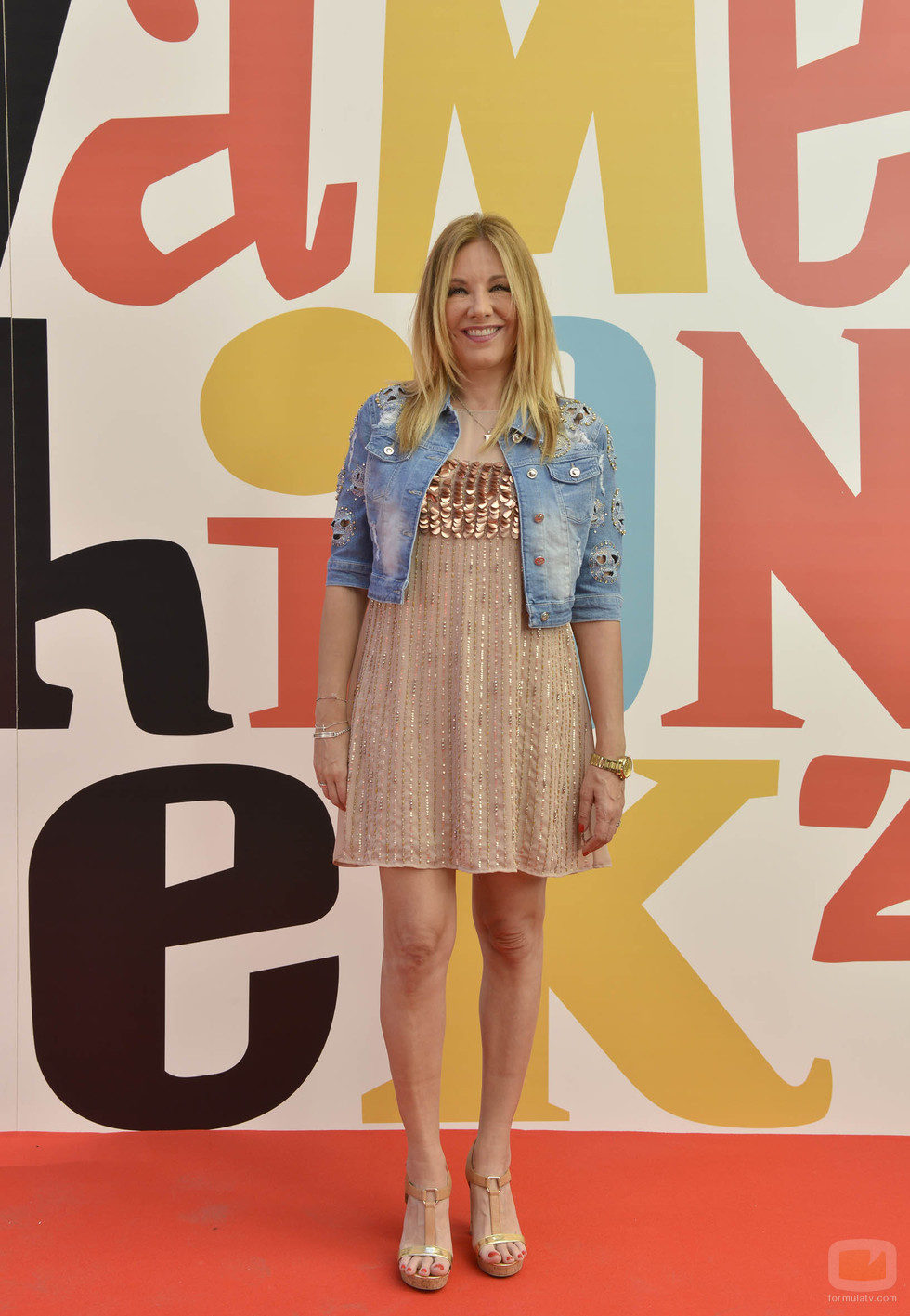 Belén Rodríguez en el photocall de la segunda edición de la "Sálvame Fashion Week"