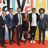 Los reporteros de 'Sálvame' en la segunda edición de la "Sálvame Fashion Week"