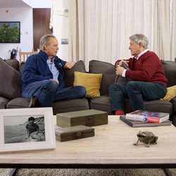 Josema Yuste junto a Bertín Osborne en 'Mi casa es la tuya'