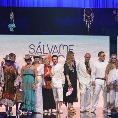 Los colaboradores de 'Sálvame' tras el segundo desfile de la "Sálvame Fashion Week"