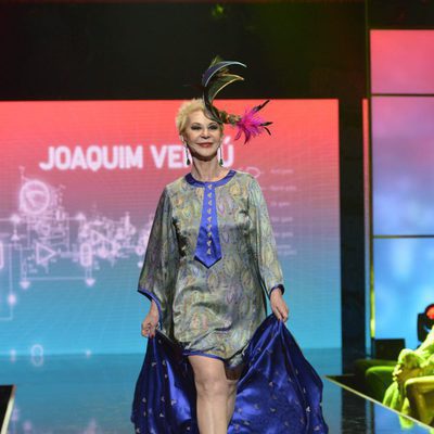 Karmele Marchante en el tercer desfile de la segunda edición de la "Sálvame Fashion Week"