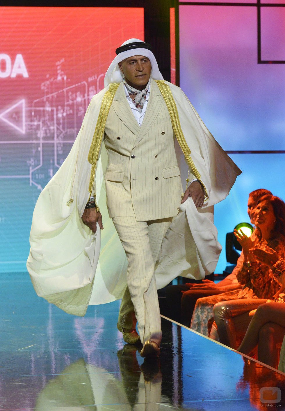Kiko Matamoros en el tercer desfile de la segunda edición de la "Sálvame Fashion Week"