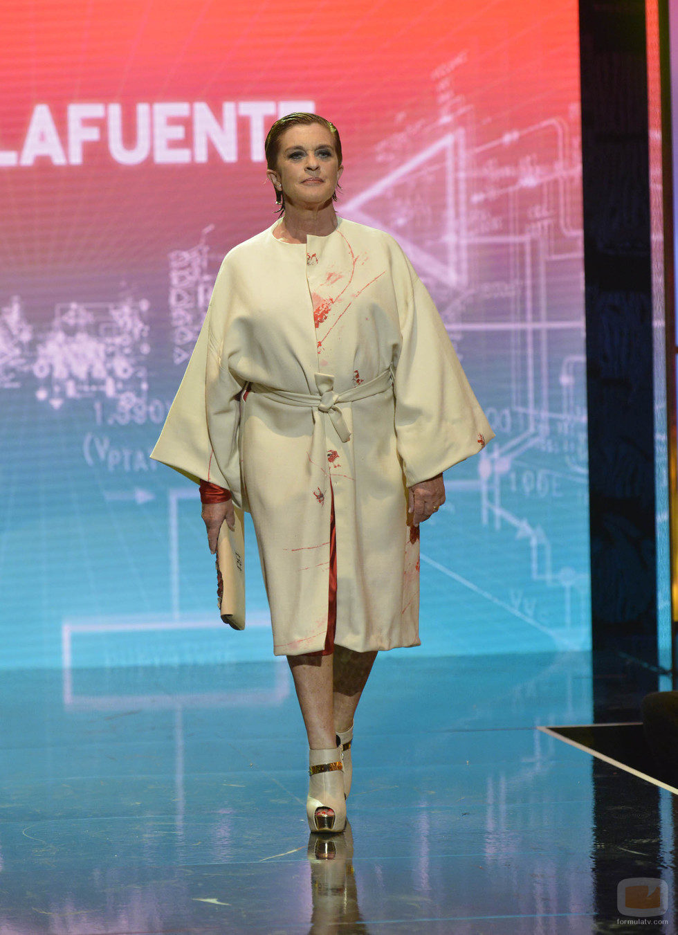 Chelo García-Cortés en el tercer desfile de la segunda edición de la "Sálvame Fashion Week"