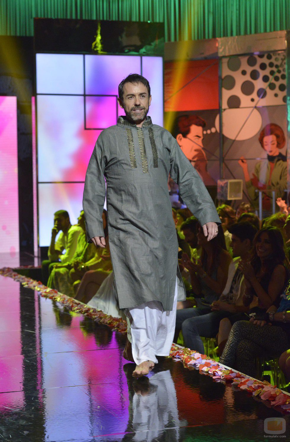 Jesús Manuel en el cuarto desfile de la segunda edición de la "Sálvame Fashion Week"