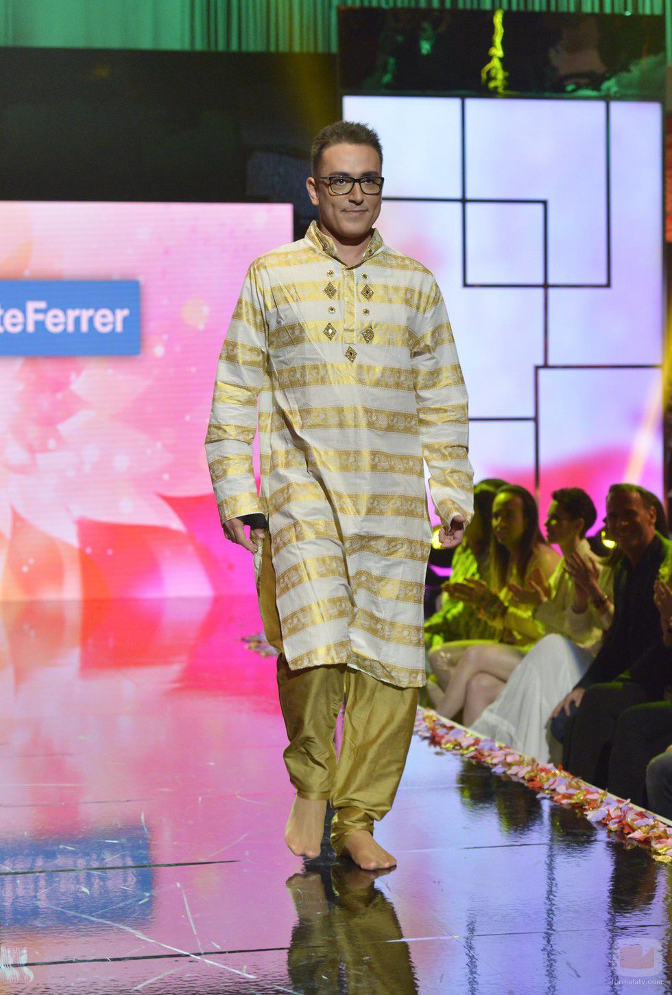 Kiko Hernández en el cuarto desfile de la segunda edición de la "Sálvame Fashion Week"
