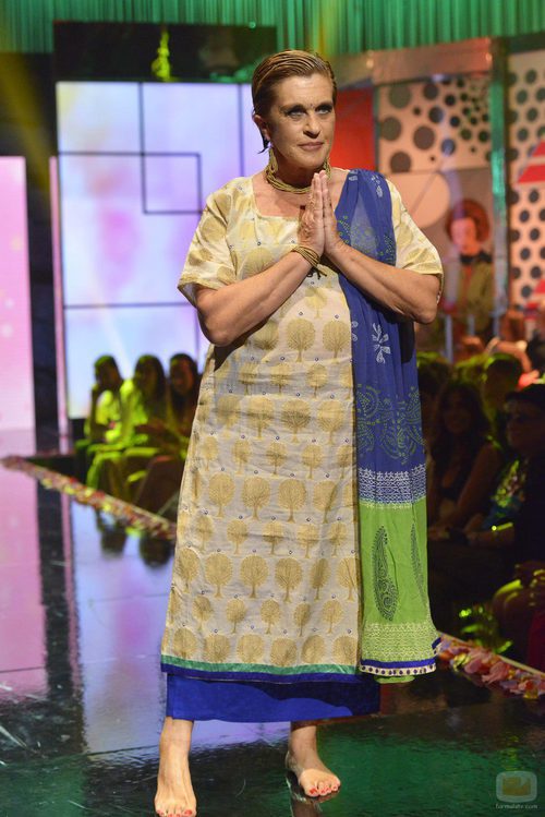 Chelo García-Cortés en el cuarto desfile de la segunda edición de la "Sálvame Fashion Week"