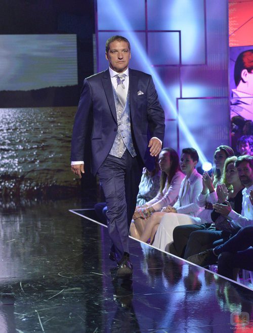 Gustavo González en el último desfile de la segunda edición de la "Sálvame Fashion Week"