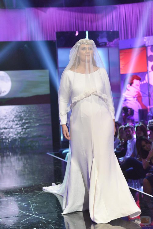 Carlota Corredera en el último desfile de la segunda edición de la "Sálvame Fashion Week"