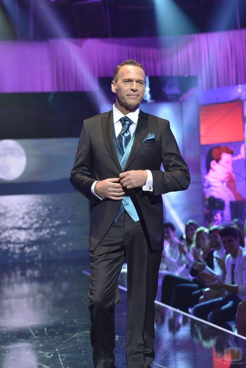 Carlos Lozano en el último desfile de la segunda edición de la "Sálvame Fashion Week"