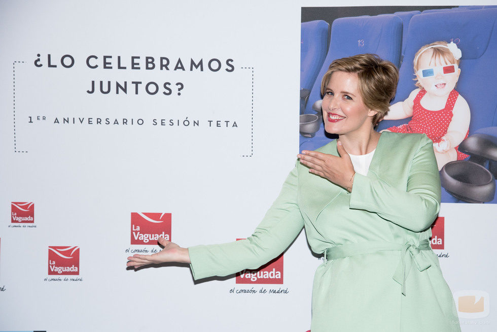 La copresentadora de 'La Voz' sonríe en el photocall