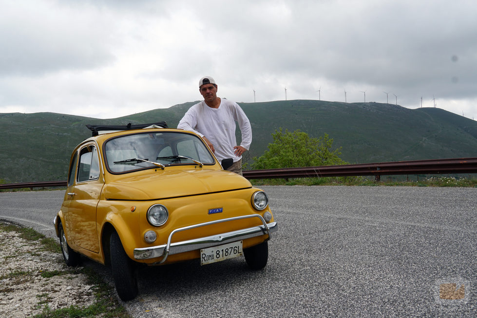 Frank y su fiat camino de Cocullo