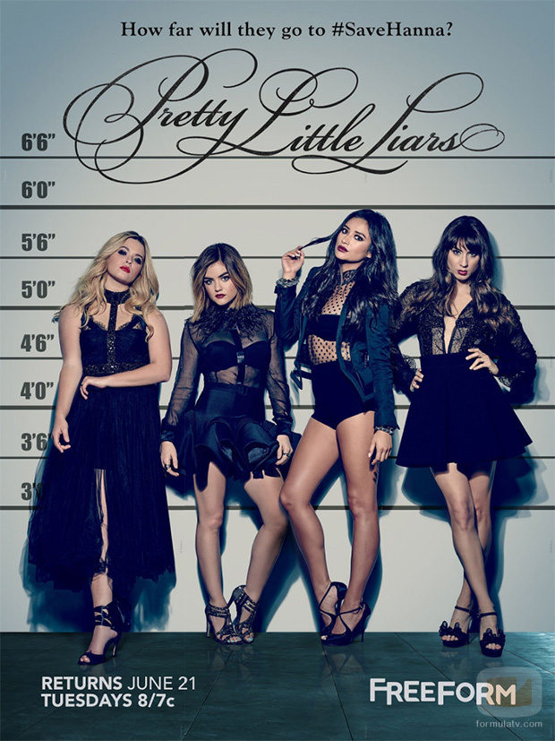 Póster oficial de la séptima temporada de 'Pretty Little Liars'