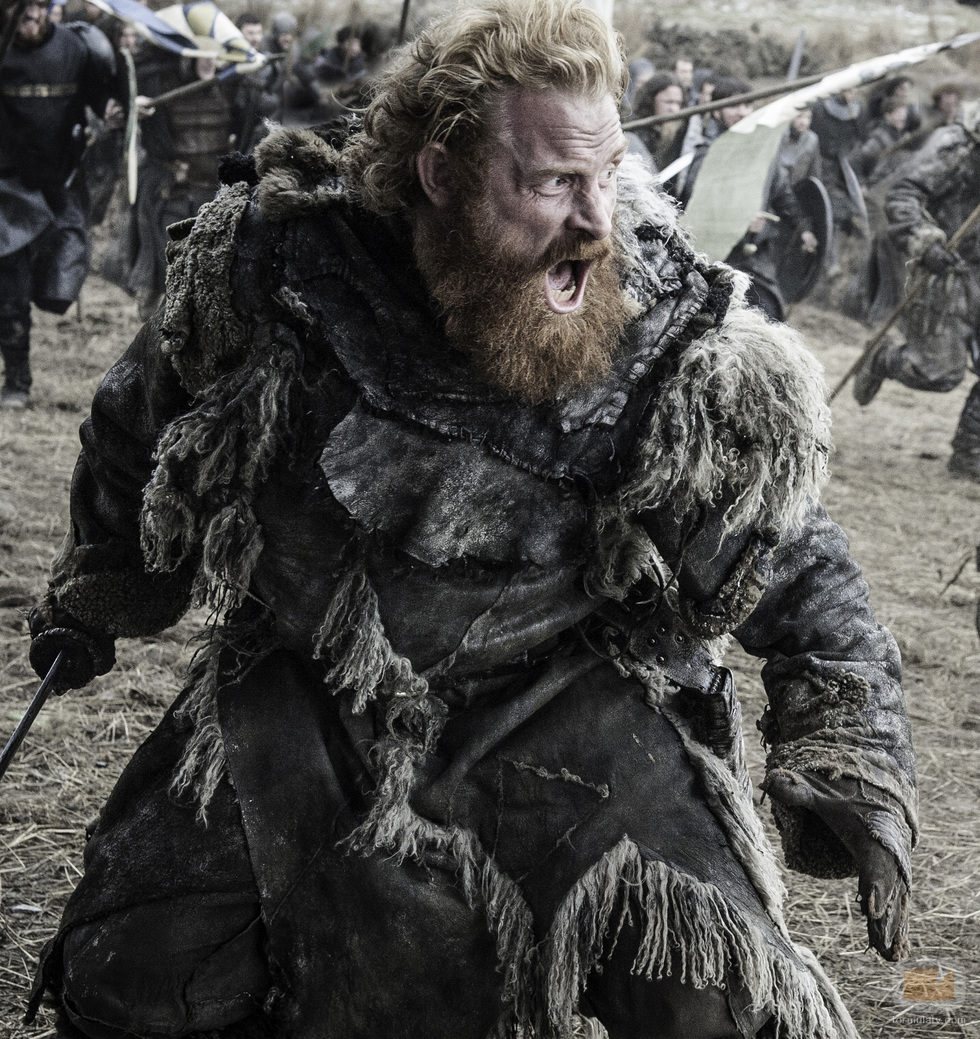 Tormund Giantsbane durante "La Batalla de los Bastardos" en 'Juego de Tronos'
