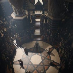  El Septo de Baelor, abarrotado ante el juicio de Cersei