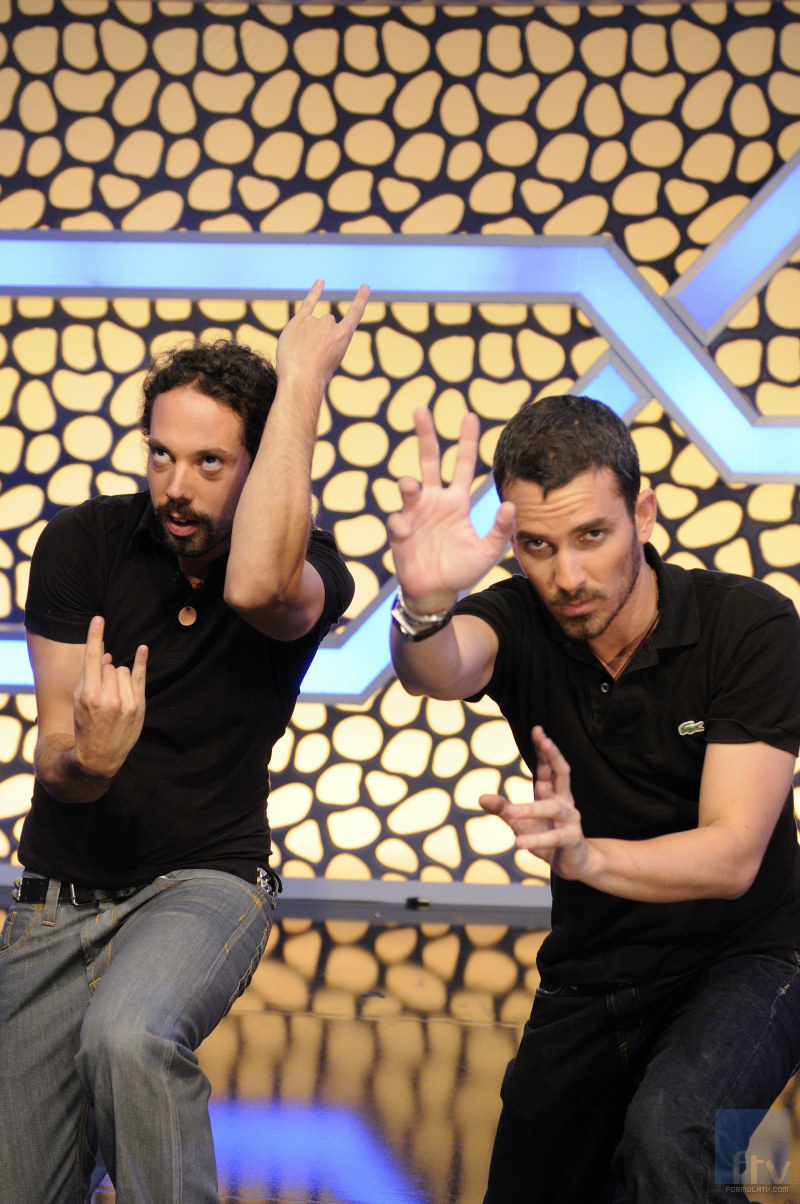 Juan y Damián, colaboradores del programa de 'El hormiguero'
