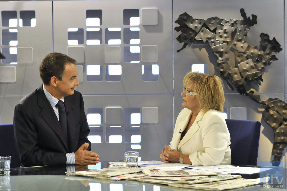 Zapatero y Teresa Campos