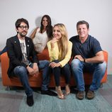 Berta Collado, Mario Picazo, Elena Furiase y Flipy. Colaboradores de 'Poder Canijo'