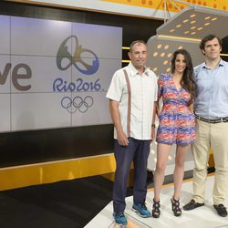 Los especialistas José Luis Villuendas, Almudena Cid y Javier Soriano, comentaristas de los 'Juegos Olímpicos de Río 2016'