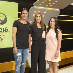 Las deportistas de Río Eli Pinedo, Helena Casas y Carmen Martín