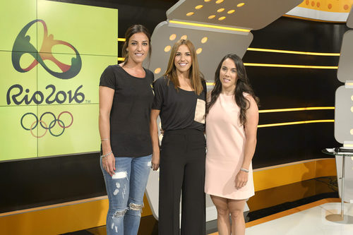 Las deportistas de Río Eli Pinedo, Helena Casas y Carmen Martín
