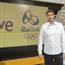 Rogelio Vázquez, responsable del programa Teledeporte en los 'JJOOde Río 2016'
