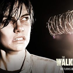Maggie en la temporada 7 de 'The Walking Dead'