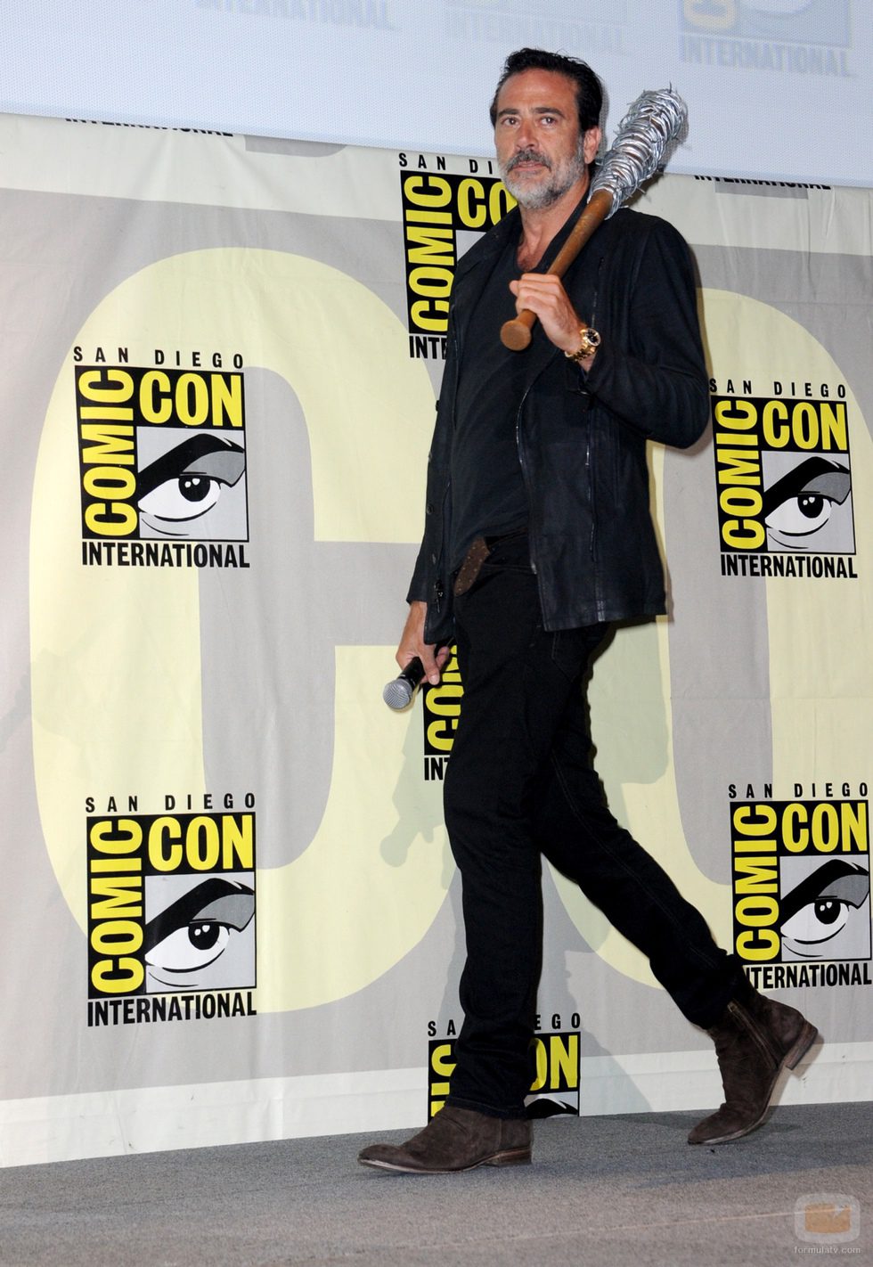 Jeffrey Dean Morgan de visita en la 'Comic Con'