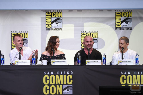 La mesa de 'Prison Break' en 'Comic-con'